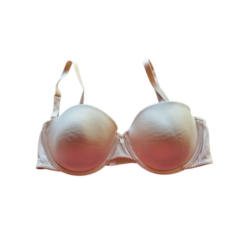 Maidenform Bra 38C Womens Tan Underwired Full Coverage Adjustable Straps